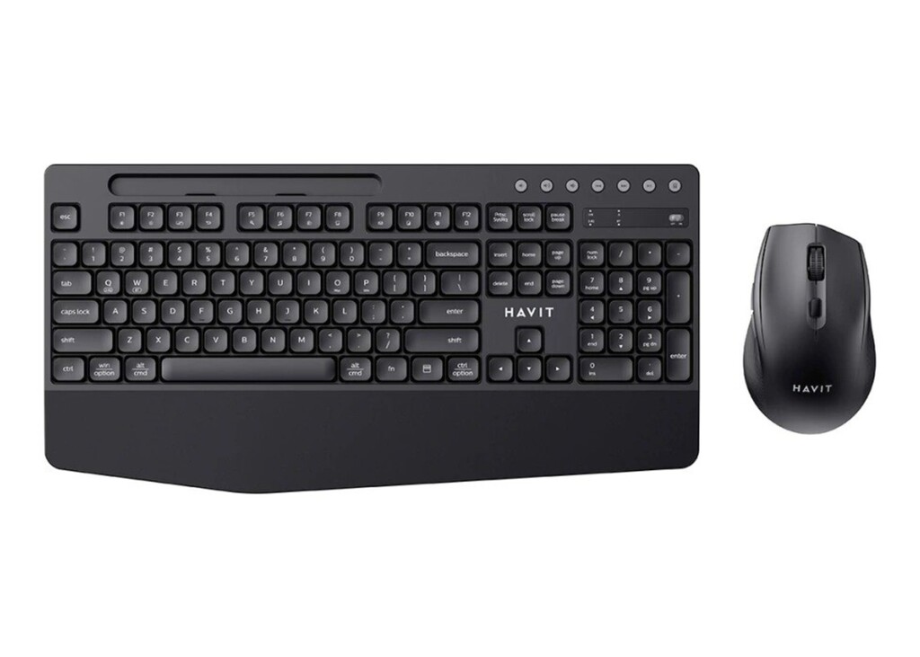 HAVIT COMBO WIRELESS KEYBOARD AND MOUSE DUAL MODE 2.4 GHZ / BT KB251WB