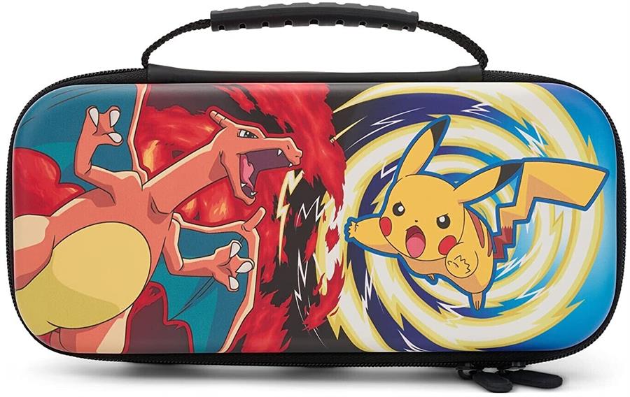 POWER A NINTENDO SWITCH FUNDA PROTECTION CASE CHARIZARD VS PIKACHU VORTEX 1522646-01