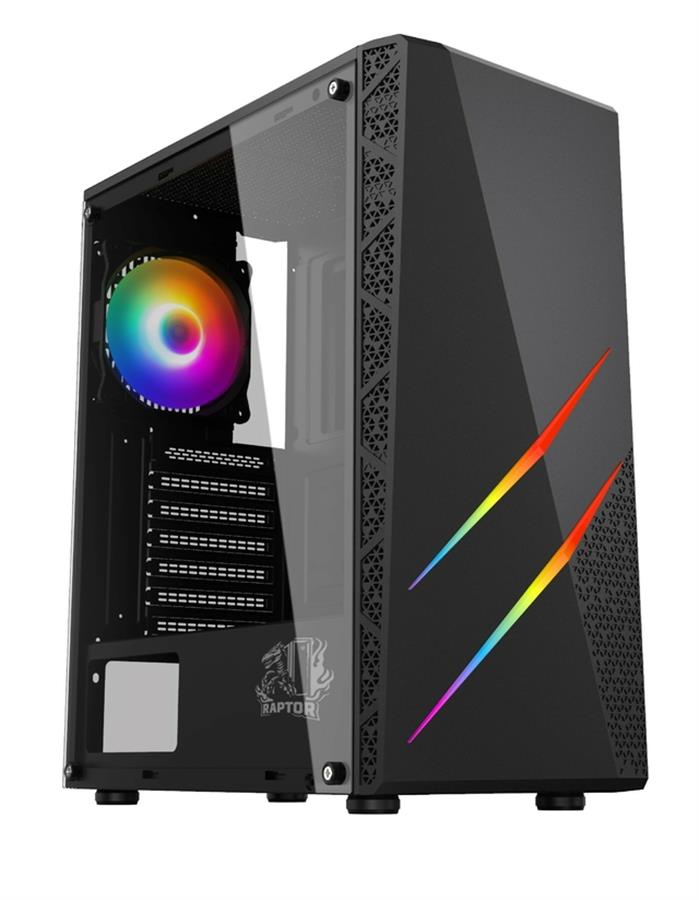 PC GAMER AMD RYZEN 5 4600G 16GB RAM DDR4 RGB MOTHER B450M SSD 480GB GABINETE RAPTOR RGB