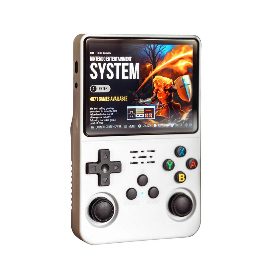 GAME CONSOLE R36S CONSOLA PORTATIL BLANCA