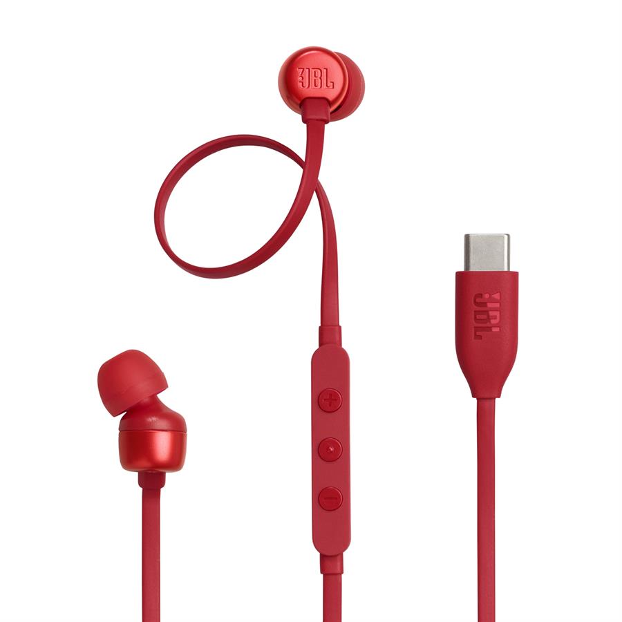 JBL AURICULAR T310C RED
