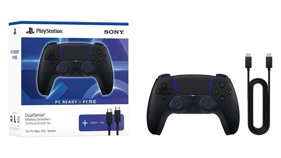 SONY DUALSENSE MIDNIGHT BLACK + USB C