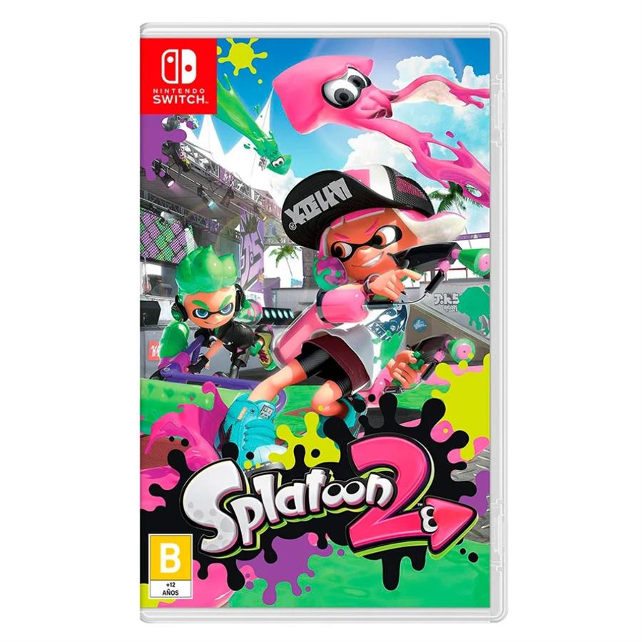 SPLATOON 2 JUEGO NINTENDO SWITCH ABIERTO