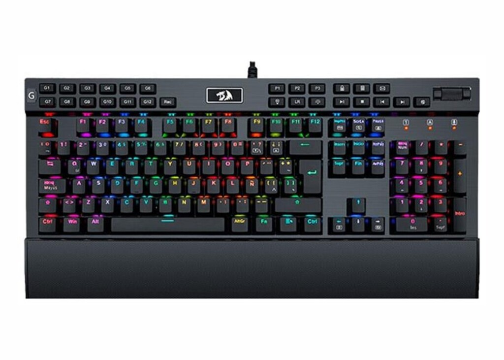 REDRAGON TECLADO MECANICO YAMA K550R-1-SP BLACK PURPLE SWITCH