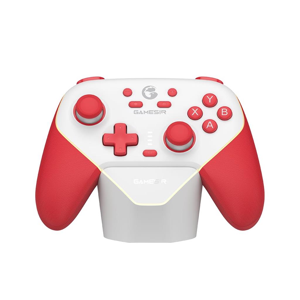 GAMESIR SUPER NOVA T4N PRO C/BASE PC/NSW/ANDROID/IOS RED AND WHITE
