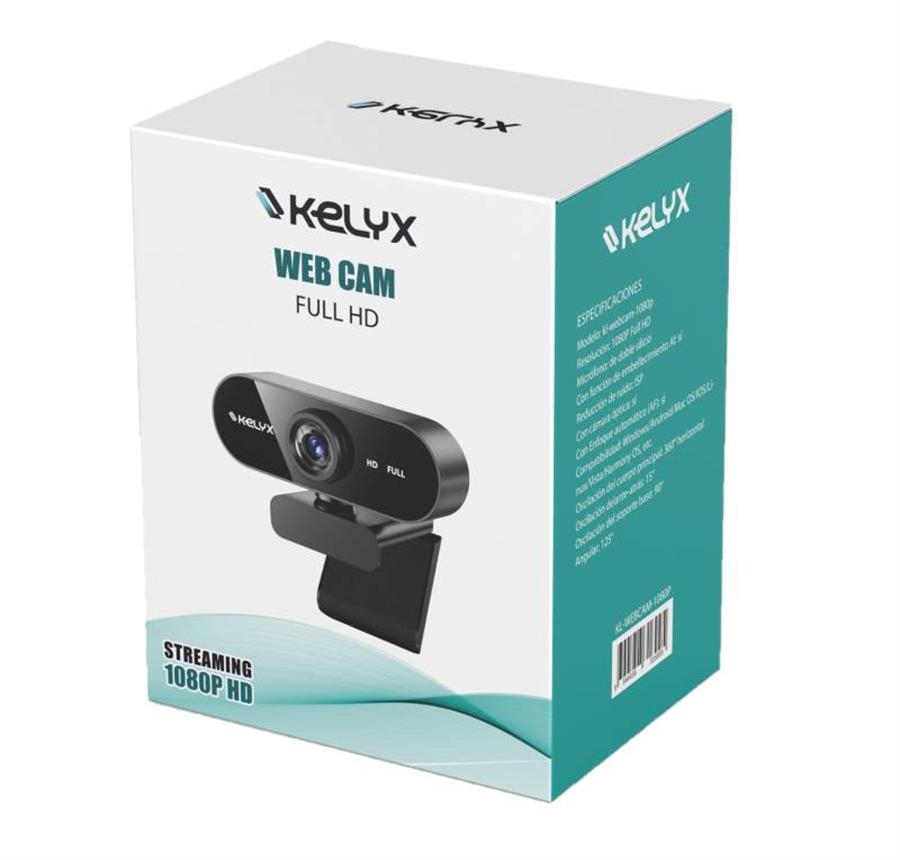 KELYX WEB CAM FULL HD STREAMING 1080P USB CON MICROFONO