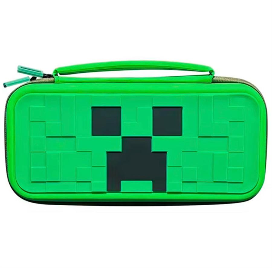 FUNDA DE NINTENDO SWITCH 2 MINECRAFT CREEPER VERDE