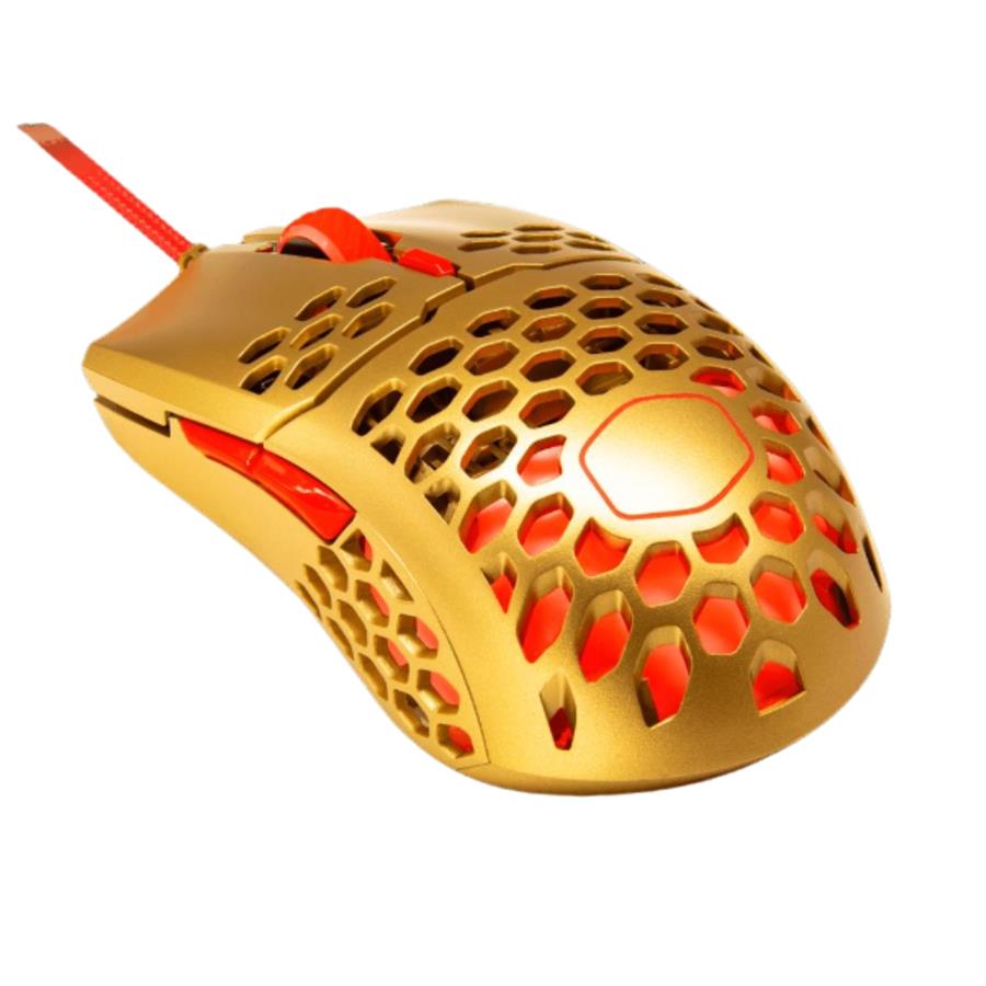 COOLER MASTER MOUSE GAMER MM711 GOLD GOLDEN RED