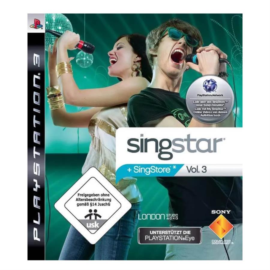 SINGSTAR VOL.3 JUEGO PS3 ABIERTO