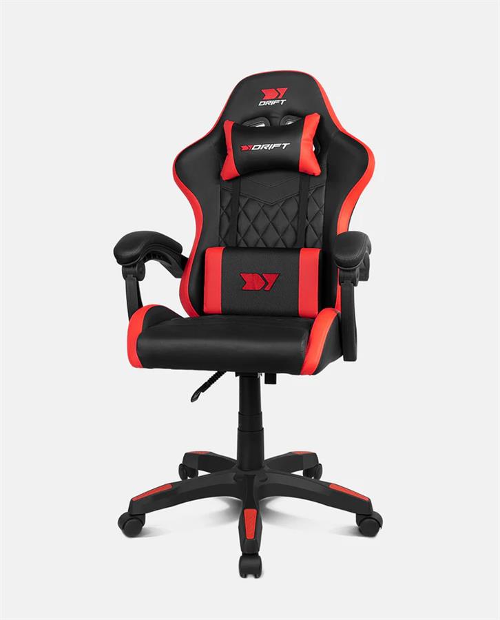 DRIFT SILLA GAMER DR-35BR NEGRA Y ROJA