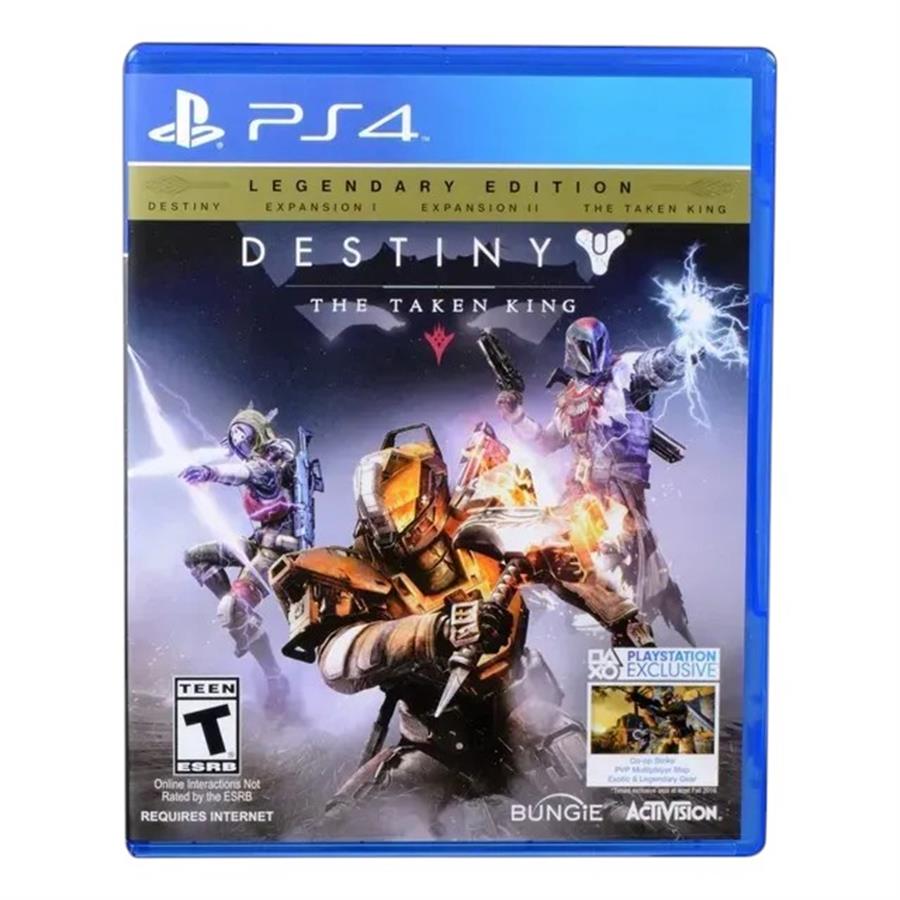 DESTINY THE TAKEN KING EDICION LEGENDARIA JUEGO PS4 ABIERTO