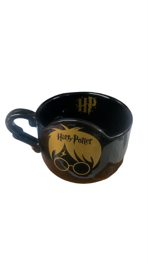 TAZA HARRY POTTER LENTES DORADO CABEZA 3D