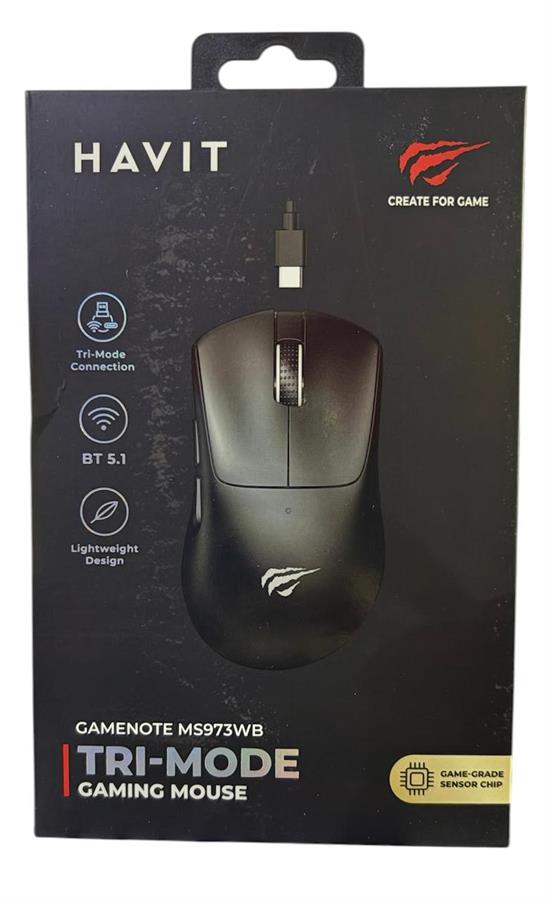 HAVIT MOUSE GAMING TRI-MODE MS973WB-BLACK