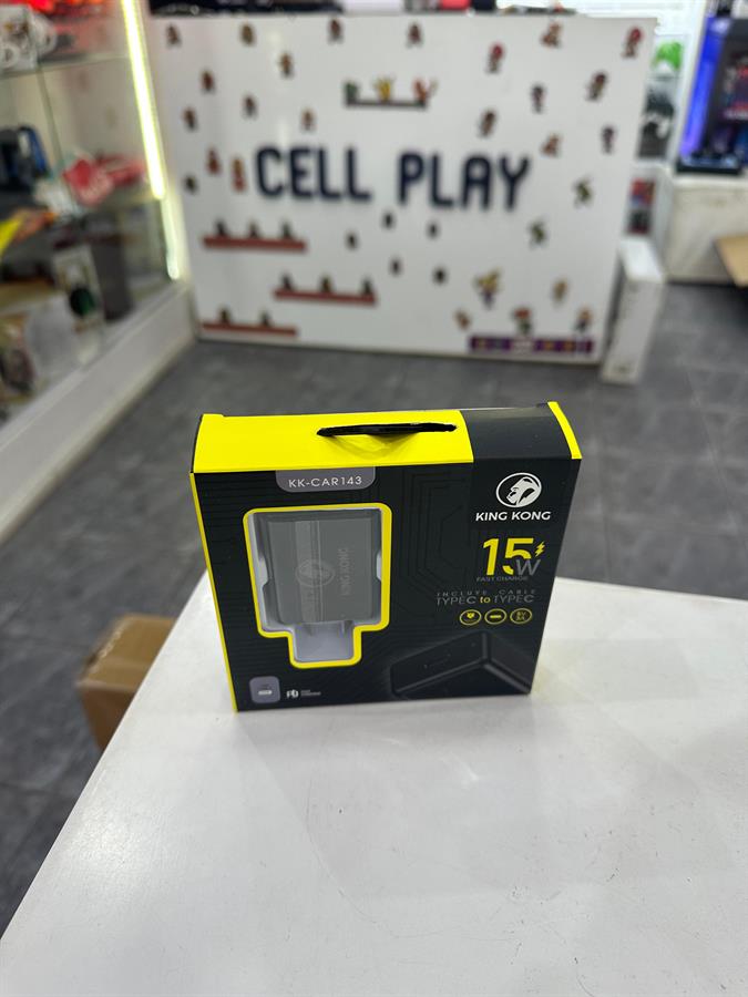 KING KONG CARGADOR 15W USB C CON CABLE TIPO C A TIPO C KK-CAR143