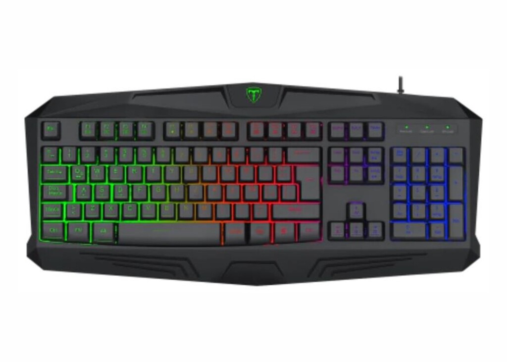 T-DAGGER TECLADO TANKER T-TGK106 RAINBOW BLACK SPANISH