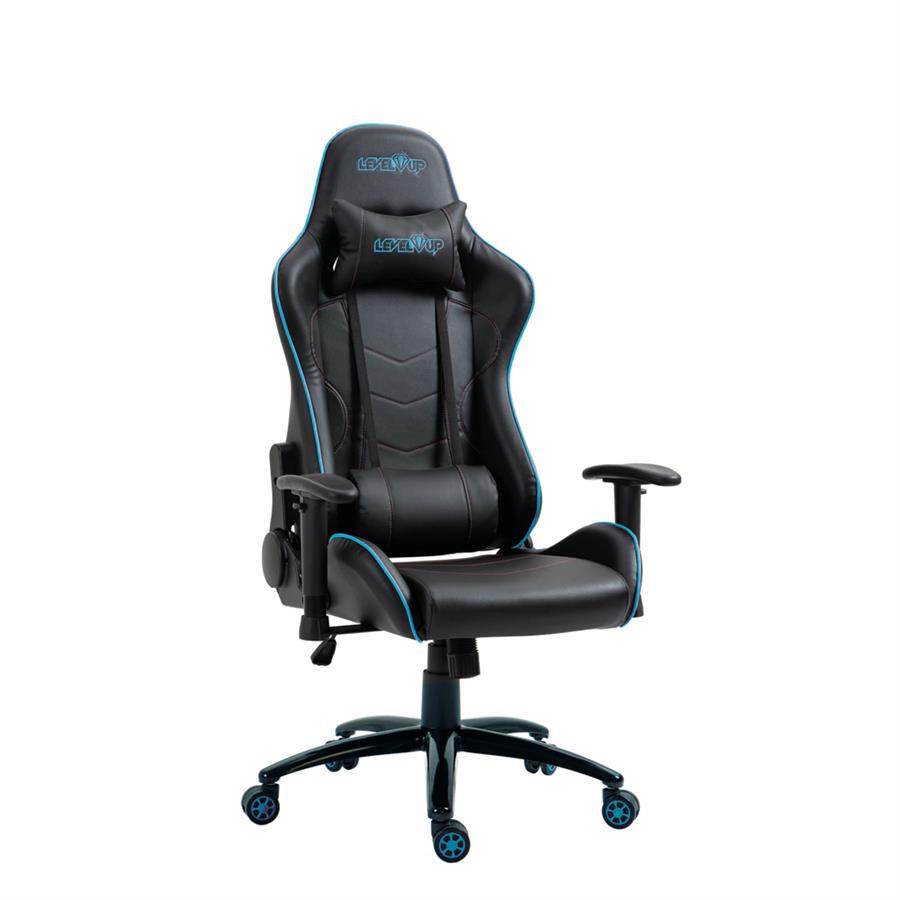 LEVEL UP SILLA GAMER ARES PRO 2 NEGRA Y AZUL