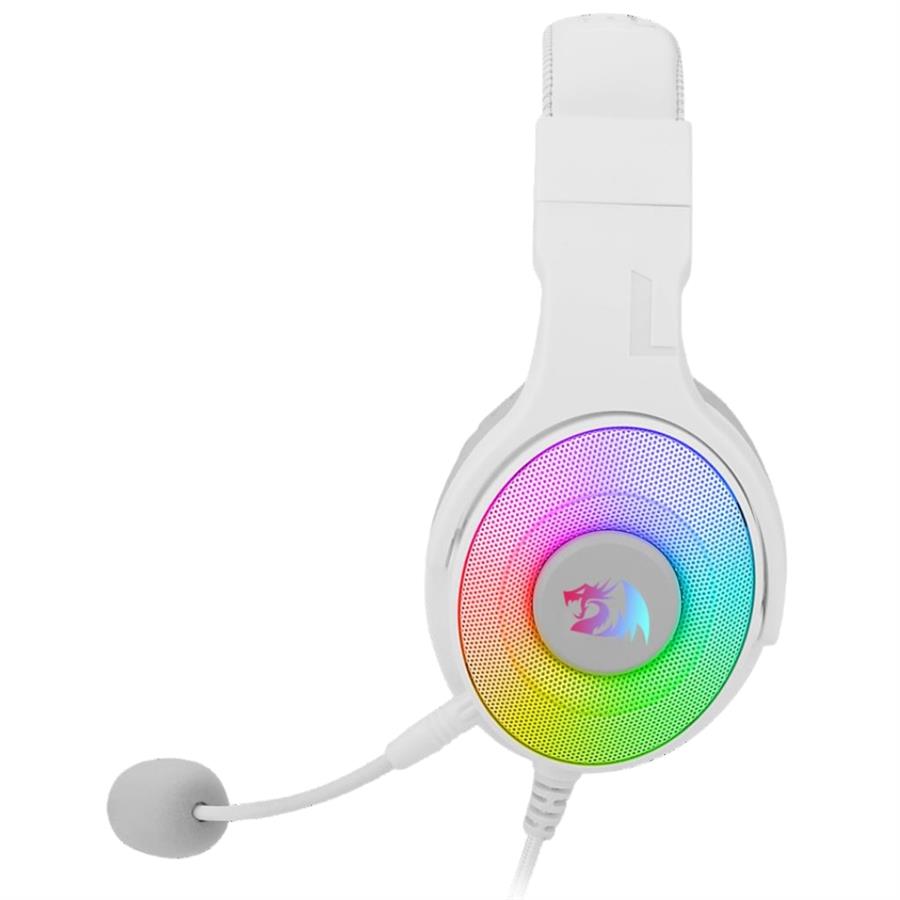 REDRAGON HEADSET GAMING PANDORA 2 H350W RGB WHITE