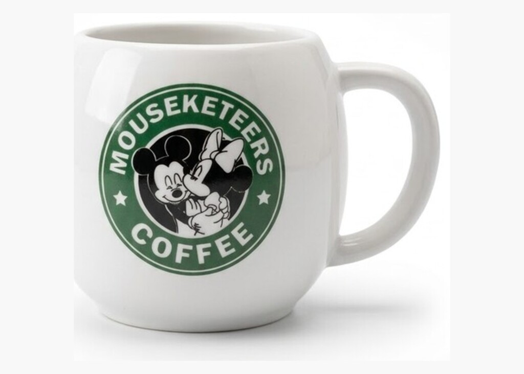 TAZA REDONDA DISNEY MOUSEKETEERS COFFEE