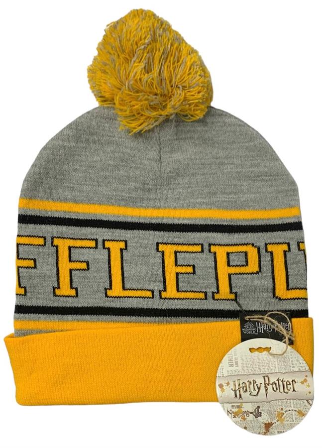 HARRY POTTER GORRO POMPON HUFFLEPUFF