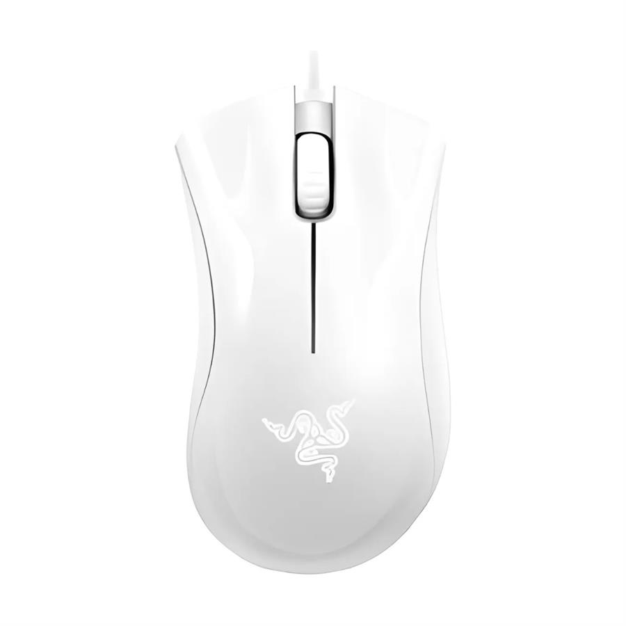 RAZER MOUSE GAMER DEATHADDER ERGONOMIC WIRED WHITE