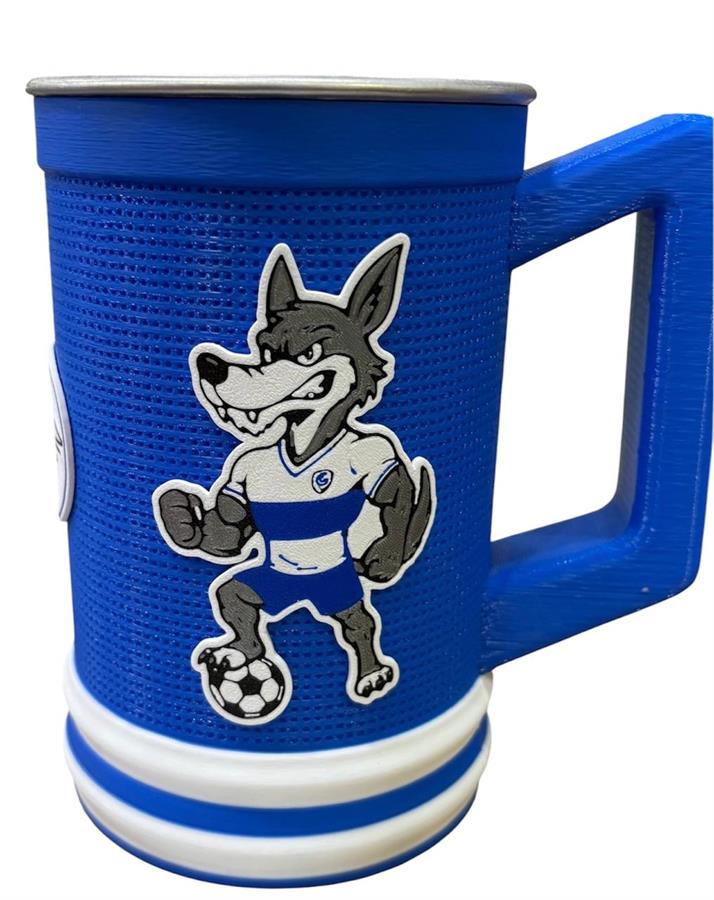 JARRA CHOPP INTERIOR ALUMINIO CLUBES GIMNASIA