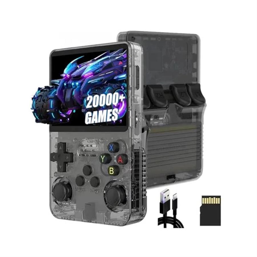 GAME CONSOLE R36S CONSOLA PORTATIL NEGRA