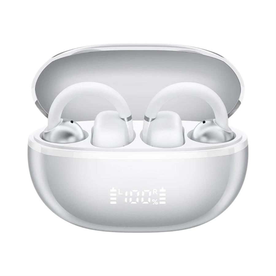 HAYLOU CONFORTABLE AIRFREE OPEN-EAR TRUE WIRELESS EARBUDS WHITE