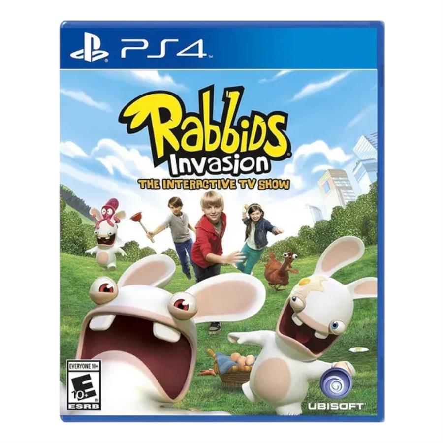 RABBIDS INVASION Y LES LAPINS CRETINS INVASION JUEGO PS4 ABIERTO