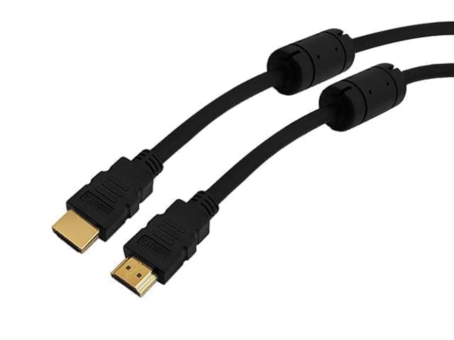 NISUTA CABLE HDMI A HDMI DORADO CON FILTROS DE 1.5M V2.0 4K X 2K NS-CAHDMIF