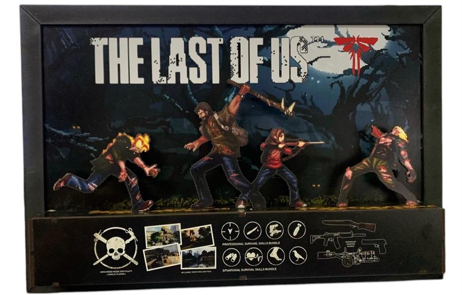 CUADRO GAMER 3D THE LAST OF US