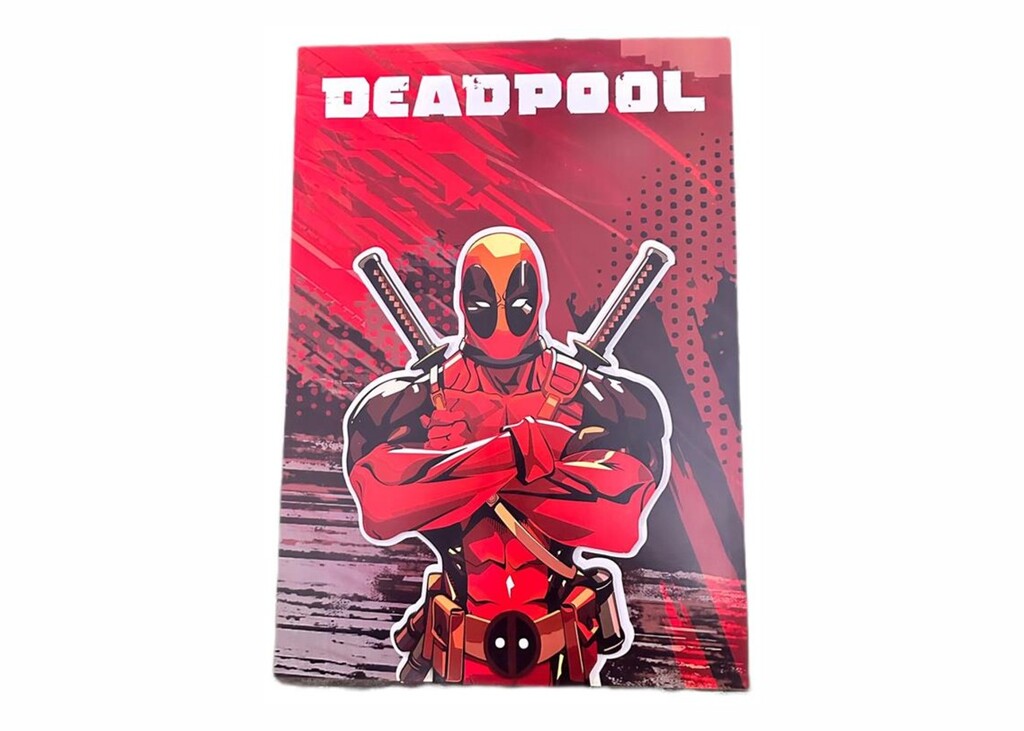 CUADRO GAMER 3D SIMPLE DEADPOOL