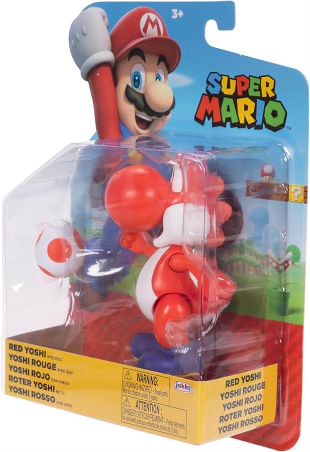 JAKKS SUPER MARIO YOSHI ROUGE