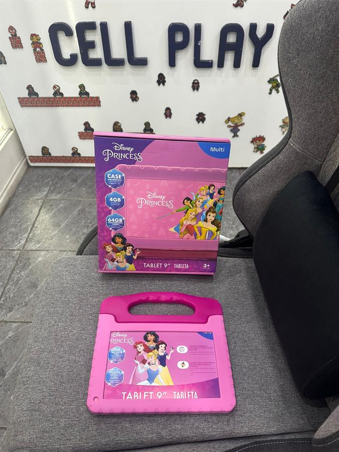 KOLKE TABLET 9 PULGADAS DISNEY PRINCESS 64 GB 4GB RAM DOBLE CAMARA CON FUNDA
