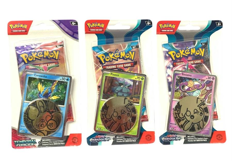 POKEMON CARTAS TRADING CARD GAME SCARLET VIOLET BOOSTER PACK+ POKEMON COIN+TCG LIVE