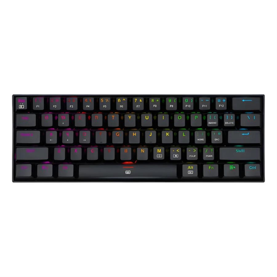 REDRAGON TECLADO MECANICO DRAGONBORN K630 RGB BLACK RED SWITCH