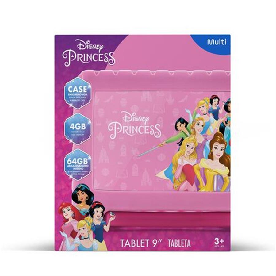 KOLKE TABLET 9 PULGADAS DISNEY PRINCESS 64 GB 4GB RAM DOBLE CAMARA CON FUNDA