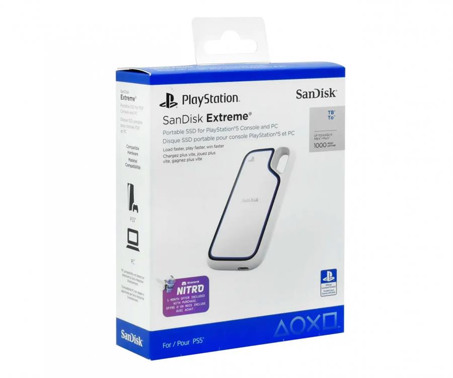 SANDISK DISCO SSD 1TB EXTREME PORT PS5 EXTERNO