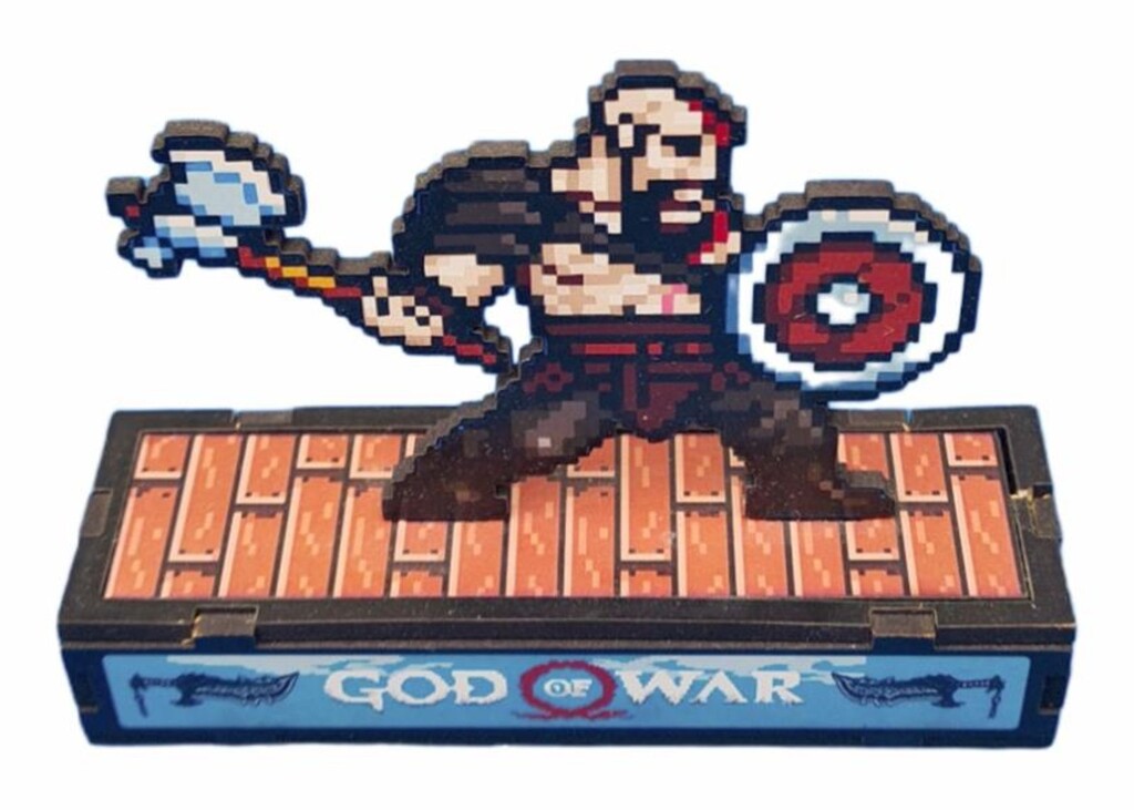 ADORNO PIXEL GOD OF WAR