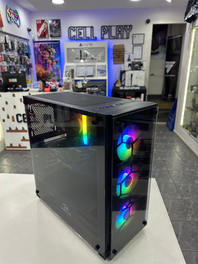 PC GAMER RYZEN 5 8400F AM5 32 GB DDR5 6400 SSD 240 GB 512 M.2 RTX 3060 12GB F.600W 80P REDRAGON