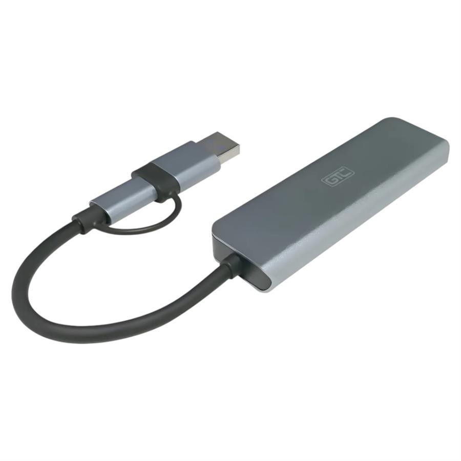 GTC HUB ADAPTADOR USB 4-1 HUG-016