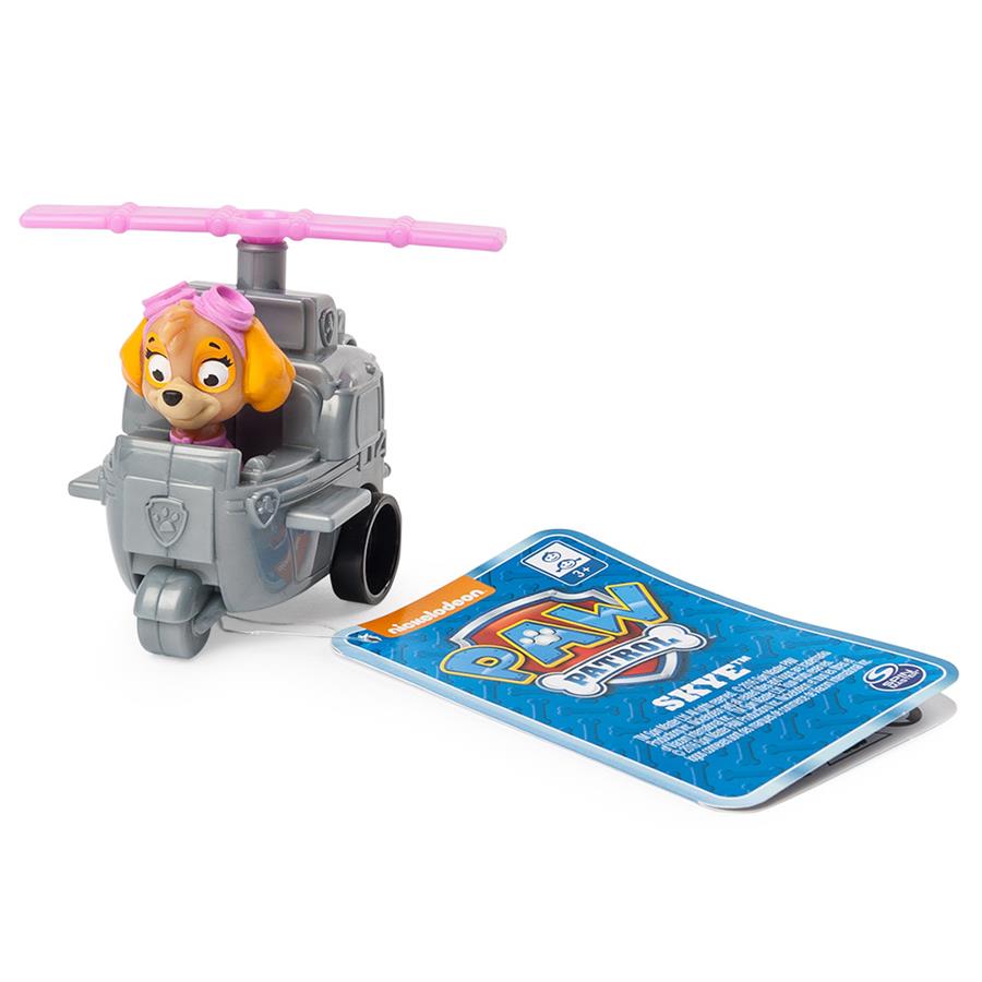 SPIN MASTER PAW PATROL MINI VEHICULO CON FIGURA INCORPORADA SKYE