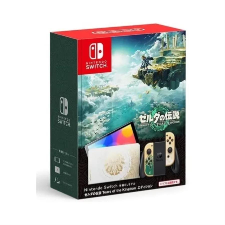 NINTENDO SWITCH OLED THE LEGEND OF ZELDA TEARS OF THE KINGDOM JAPONESA