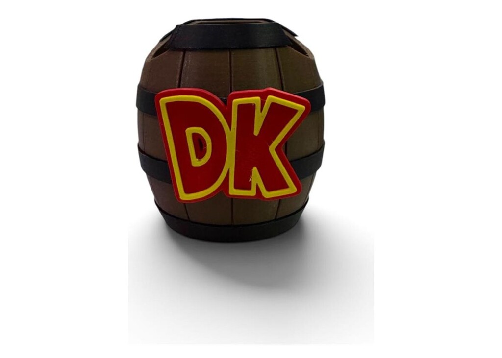 SOPORTE PARA JOYSTICK BARRIL DONKEY KONG 3D BAMBU