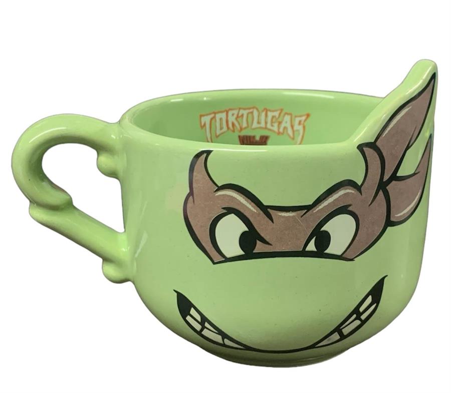 TAZA TORTUGAS NINJA DONATELLO CABEZA 3D