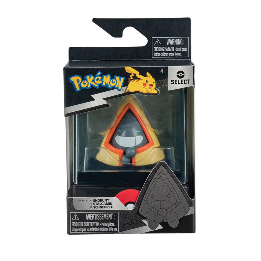 JAZWARES POKEMON SELECT SNORUNT BATTLE FIGURA 5 CM EN CAJA DE ACRILICO COLECCION