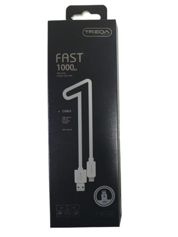 TREQA CABLE 1 M USB- LIGHTNING CA-8062