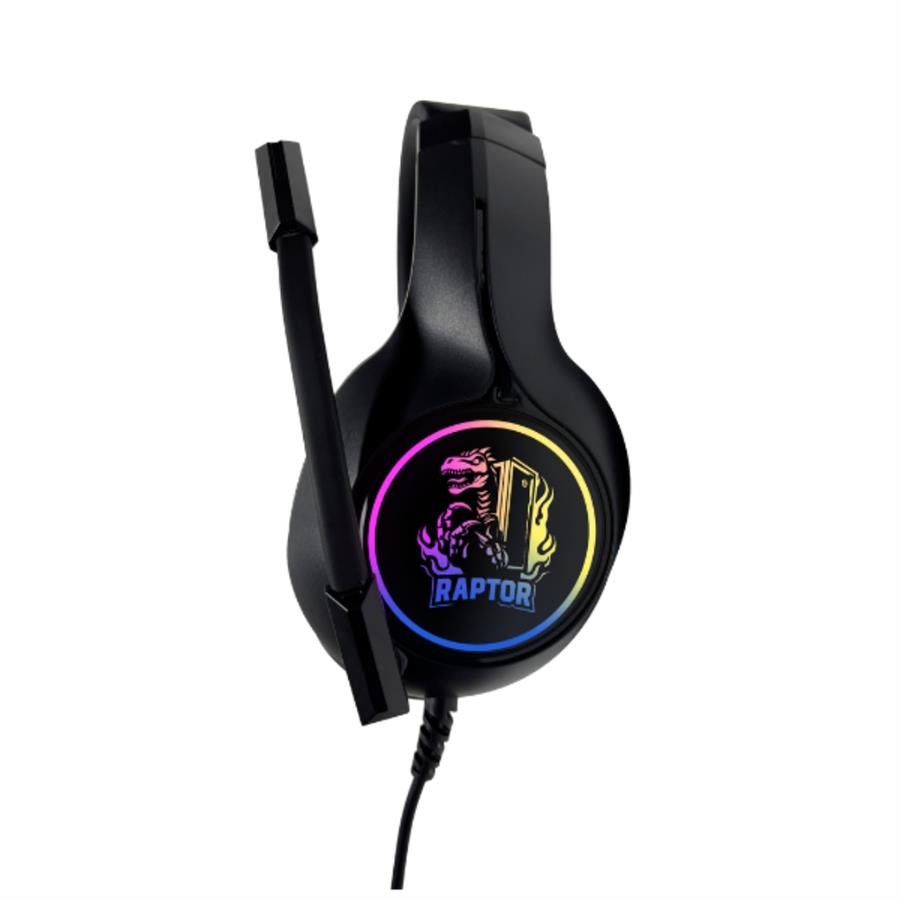 RAPTOR HEADSET SHADOW CORE USB 7.1 RGB WIRED GAMING