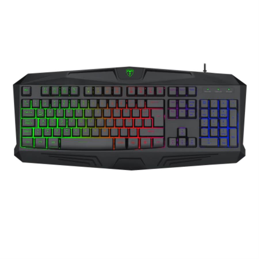 T-DAGGER TECLADO TANKER T-TGK106 RAINBOW BLACK SPANISH
