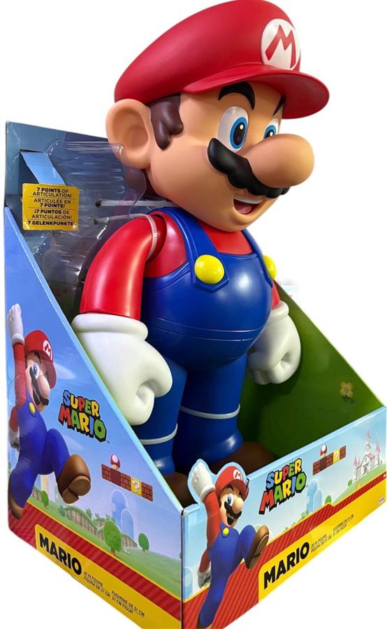 JAKKS SUPER MARIO MARIO FIGURA 51 CM 7 PUNTOS DE ARTICULACION