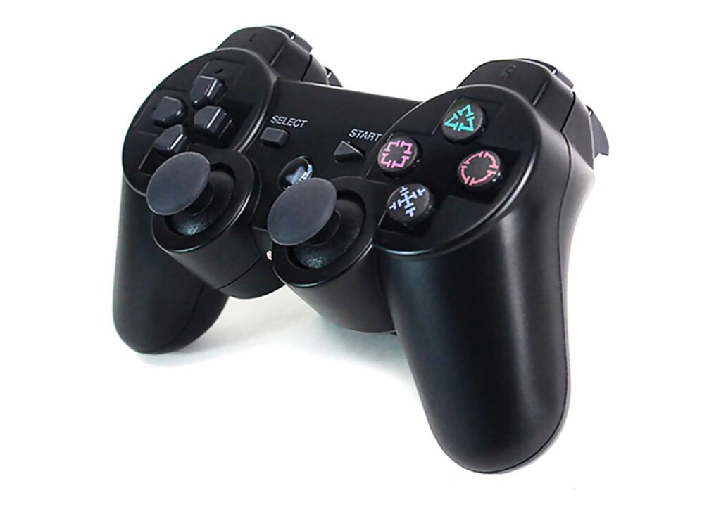 GENERICO JOYSTICK PS3 REPLICA NEGRO + CABLE DE CARGA